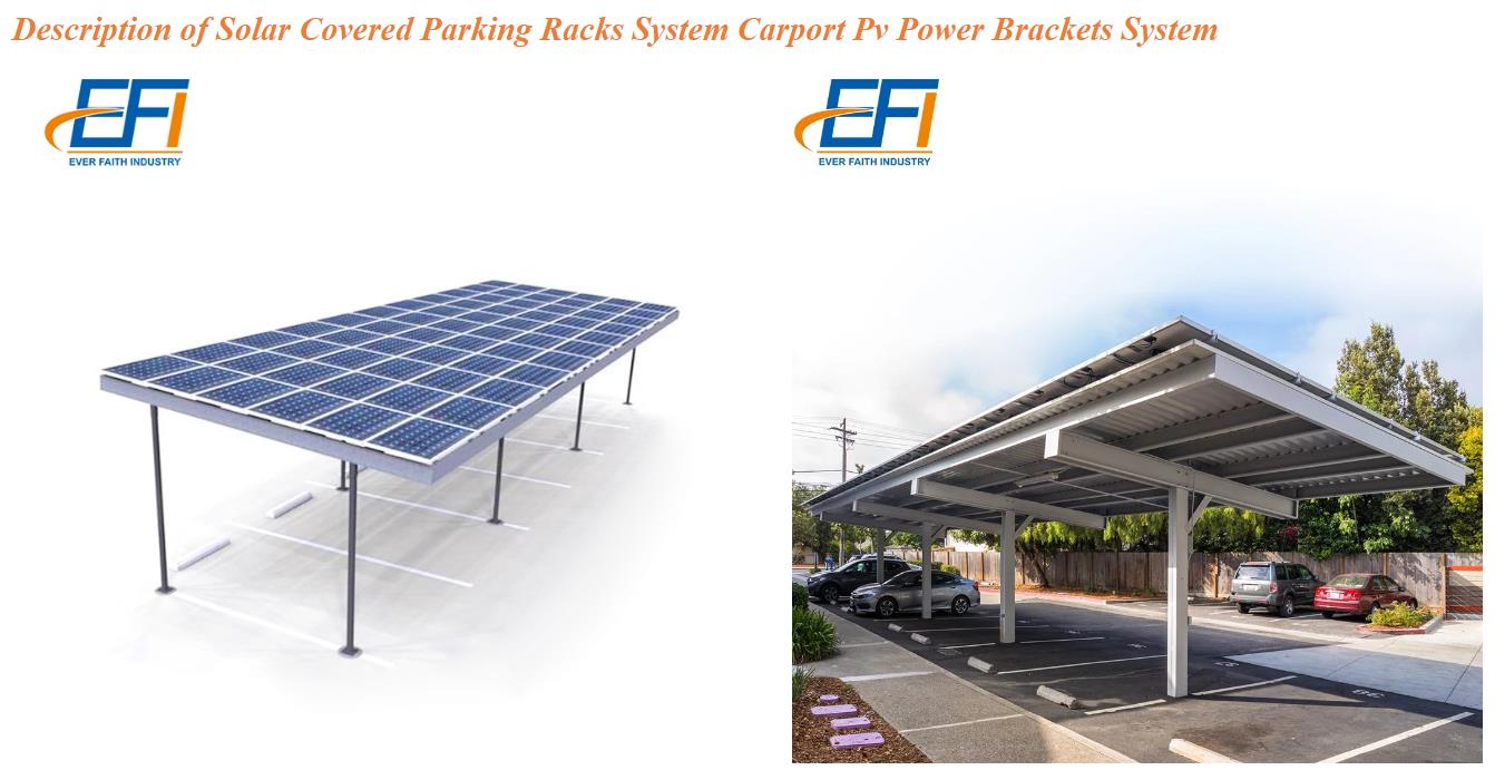 Carport Solar Installation Support Structure Carport Solar Mounting Rack